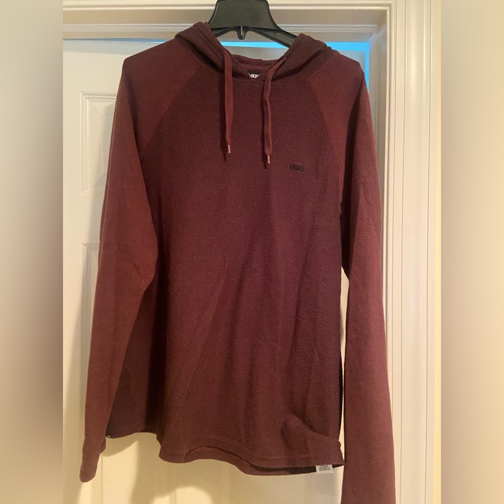 Vans Off The Wall Burgundy Hoodie